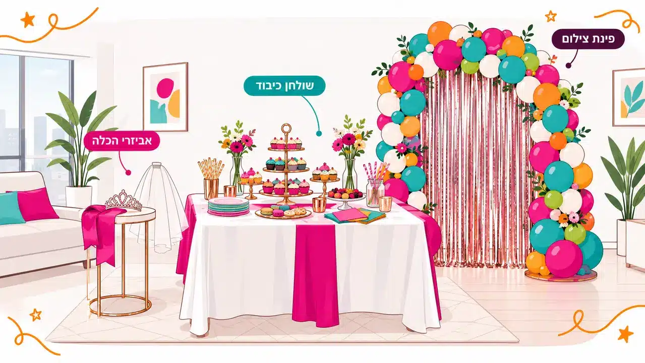 מה צריך למסיבת רווקות, רשימת קניות מסודרת