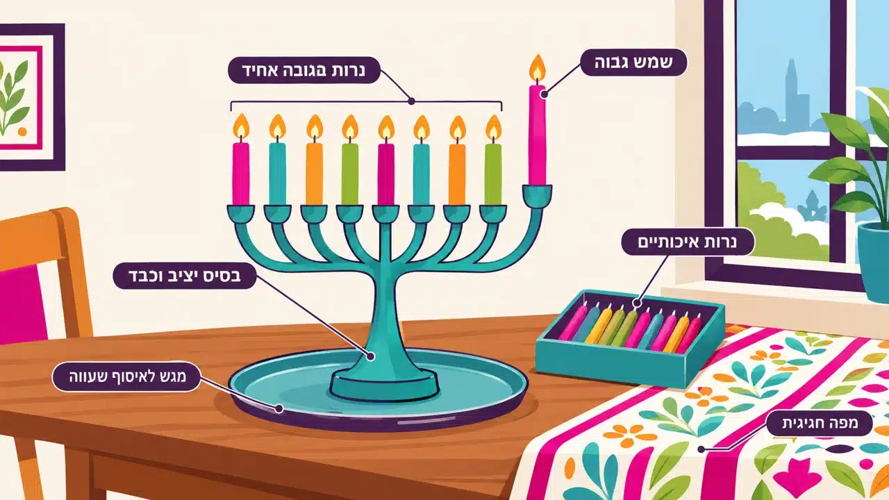 איך בוחרים חנוכיה מעוצבת שתחזיק שנים