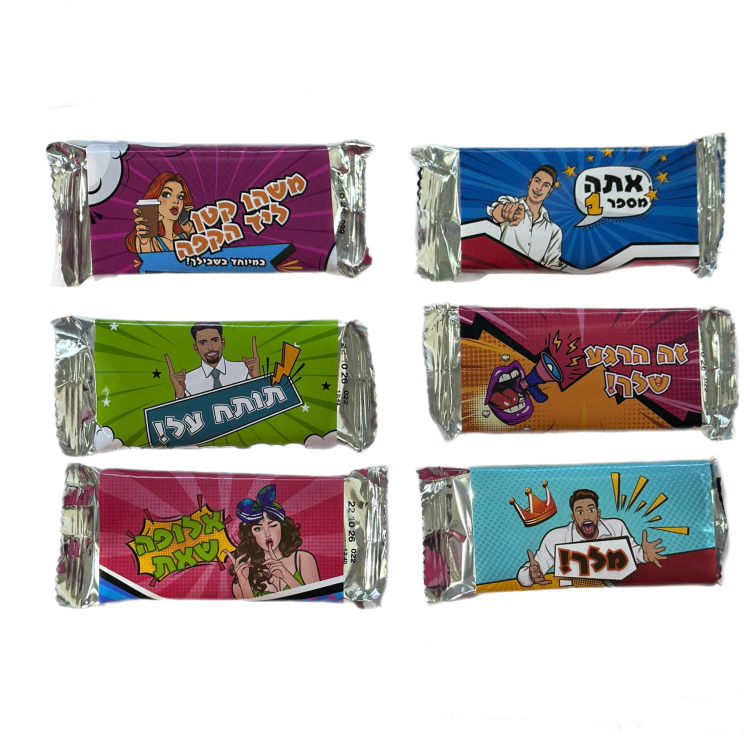 וופל בעיצוב קומיקס-8 יחידות