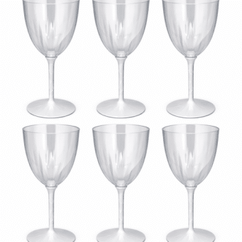 כוסות יין רגל כסף-6 יחידות