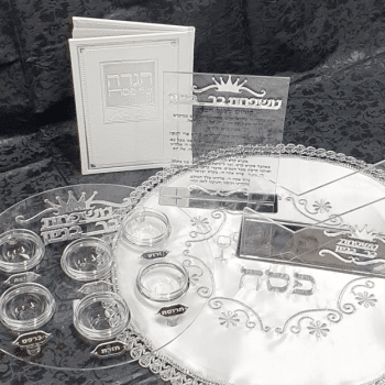 סט 3 מוצרי פסח ממותגים במחיר מוזל- צבע כסף