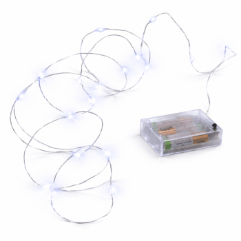 שרשרת לדים 3 מטר -לבן