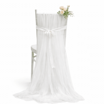 חצאית טול מהודרת לכיסא