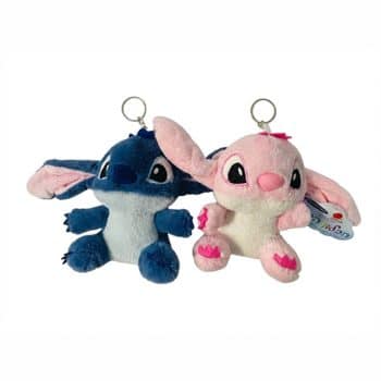 בובה עם מחזיק מפתחות סטיץ כחול או ורוד