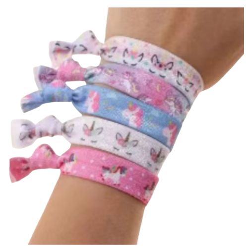 צמידי חד קרן בד - 5 יחידות