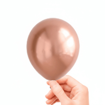 חבילת בלונים 5 אינץ רוז גולד-100 יחידות