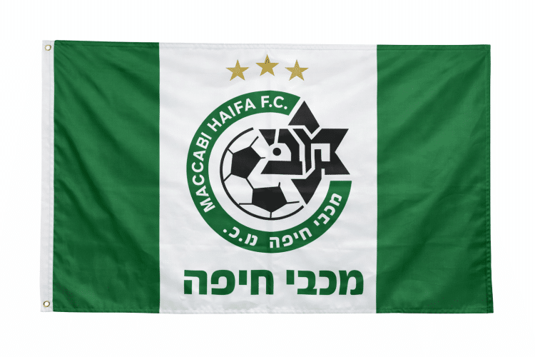 דגל ענק מכבי חיפה 150*90