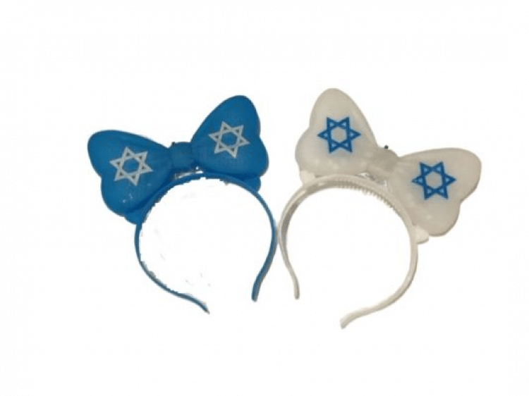קשת מיני מאוס עצמאות עם אור- 6 יחידות במחיר מבצע