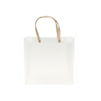 שקית פלסטיק שקופה+ ידיות 25*30 ס"מ-10 יחידות