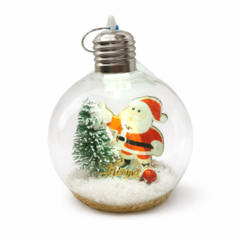 מנורת סנטה לקישוט העץ