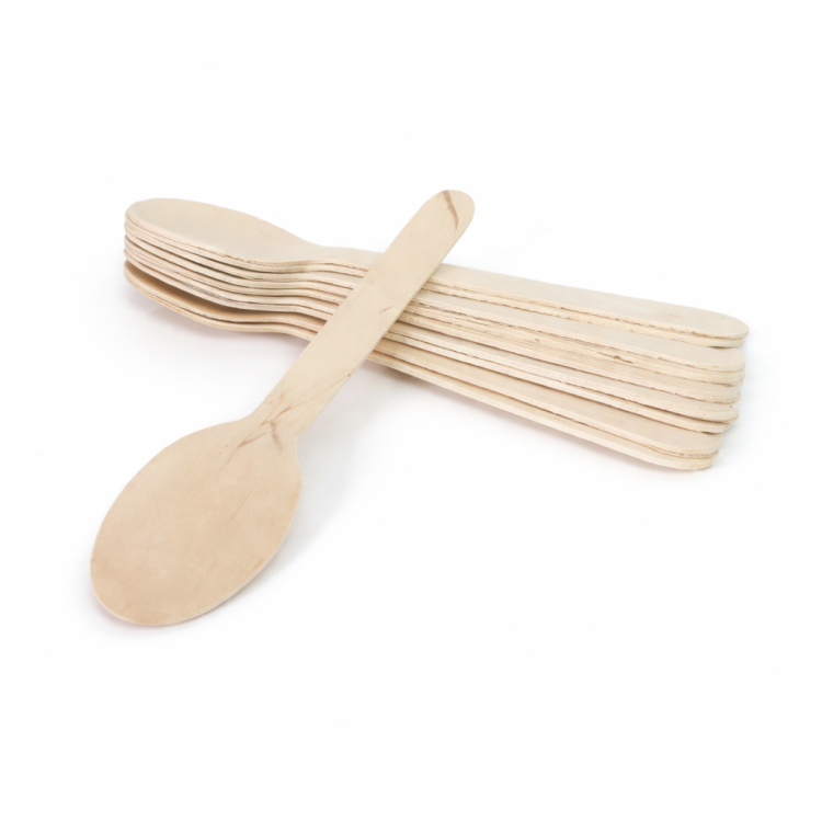 כפיות מעץ-25 יחידות