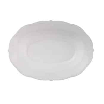 מגש וינטג' אובלי עמוק לבן-3 יחידות