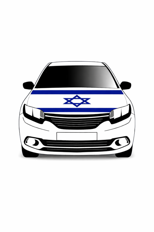 דגל למכסה מנוע גדול