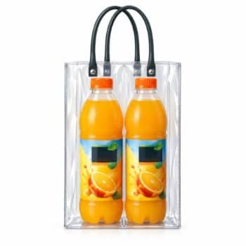 מארז 10 תיקי PVC שקופים למתנות 20×30×10 ס"מ