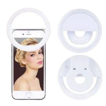 רינג פלאש LED לסמארטפון לצילומי סלפי