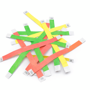 צמידי זיהוי למסיבות-100 יחידות