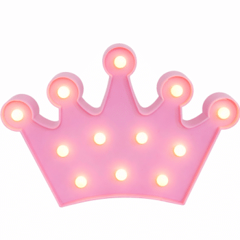 מנורת לד כתר ורוד