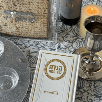 הגדה כריכה קשה עם הטבעה