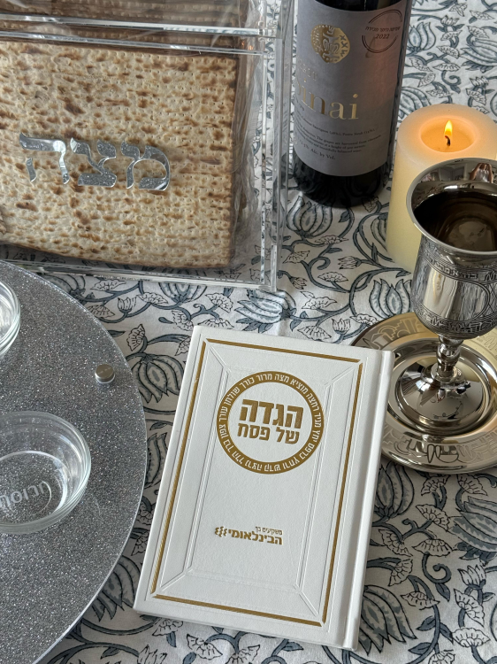 הגדה כריכה קשה עם הטבעה