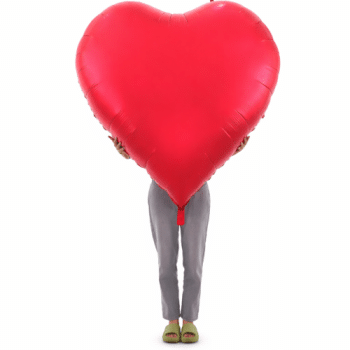 בלון לב ענק עצום! 1.65 מטר