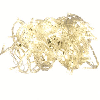 שרשרת אורות לבן חם-10 מטר