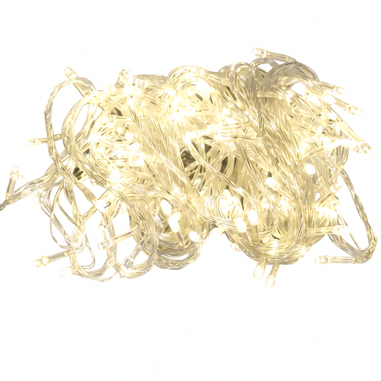 שרשרת אורות לבן חם-10 מטר