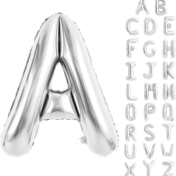 בלוני אותיות ענק באנגלית-בחירת צבע