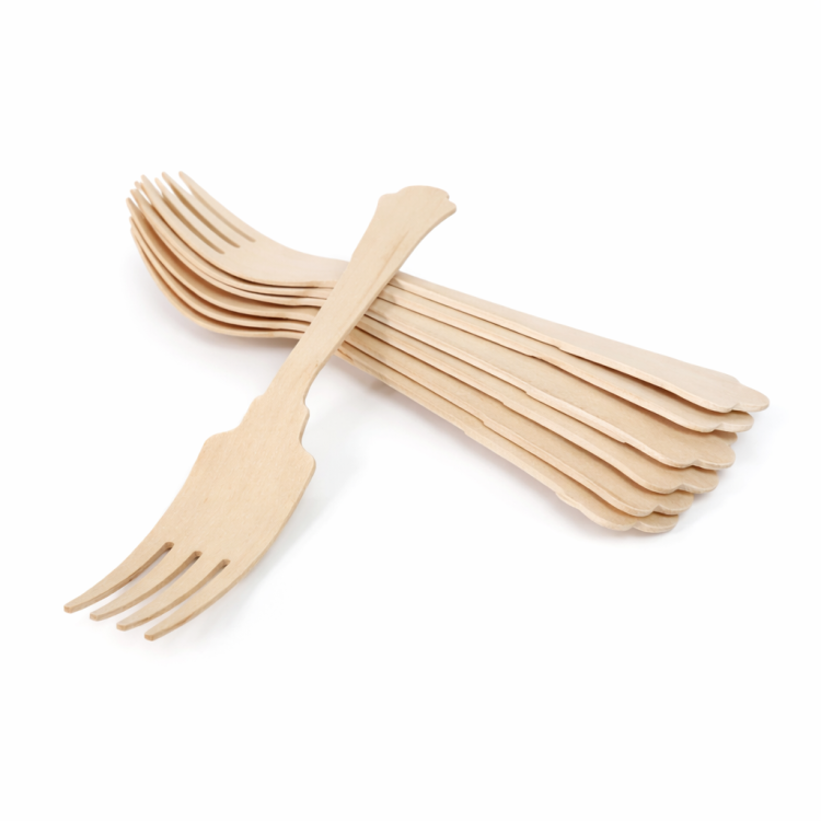 מזלגות מעץ-25 יחידות