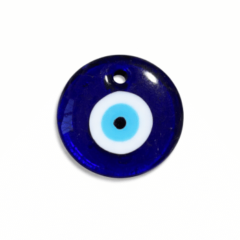 עין כחולה זכוכית לקישוט-10 יחידות