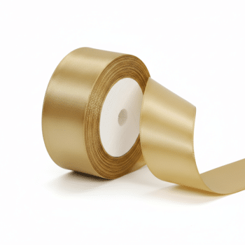 סרט סאטן 4 ס"מ זהב 23 מטר