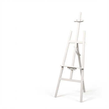 מעמד ציור כן ציור לבן גובה 1.75