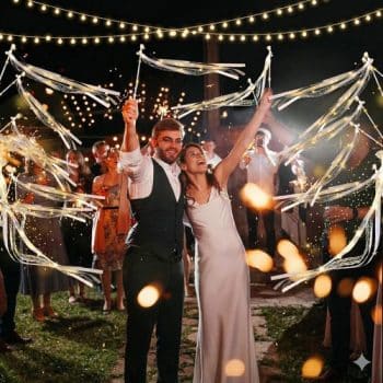 מקל צהלולים עם אור לבן חם-10 יחידות