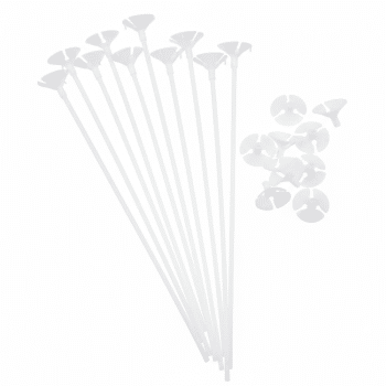 מקלות לבלוני גומי - 50 יחידות