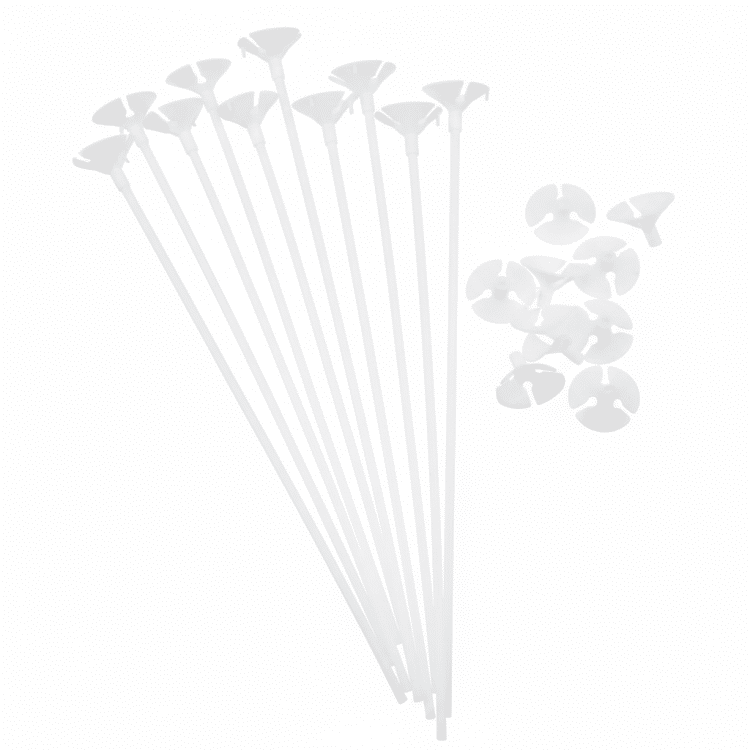 מקלות לבלוני גומי - 50 יחידות