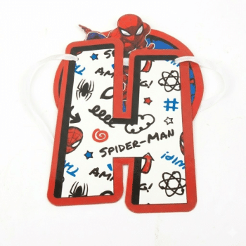 שלט happy birthday ספיידרמן