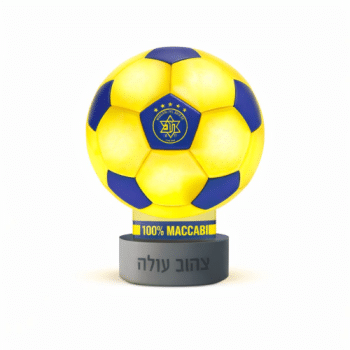 מנורת לד כדורגל מכבי תל אביב