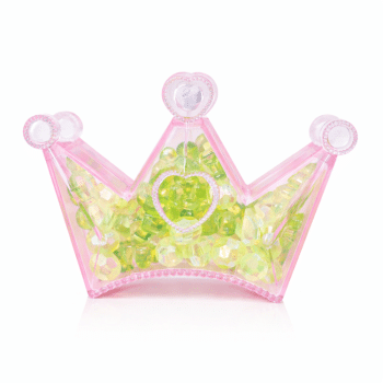 כלי למילוי סוכריות בצורת כתר ורוד - 12 יחידות