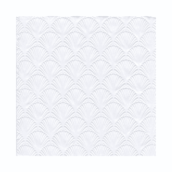 מפיות לבן מעוצבות-15 יחידות