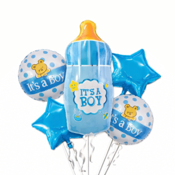 זר בלונים ליולדת -בן