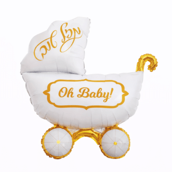 בלון מזל טוב עגלת תינוק Oh Baby
