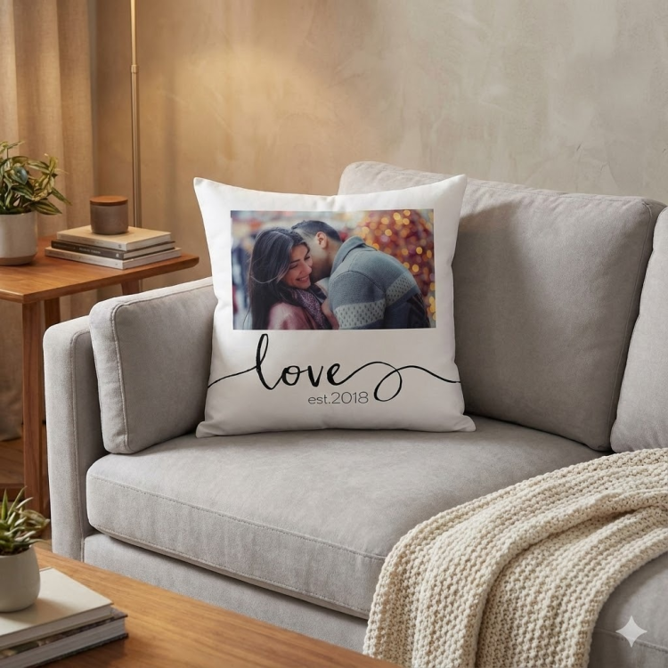 כרית גדולה LOVE עם תמונות