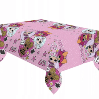 מפת שולחן LOL ורודה