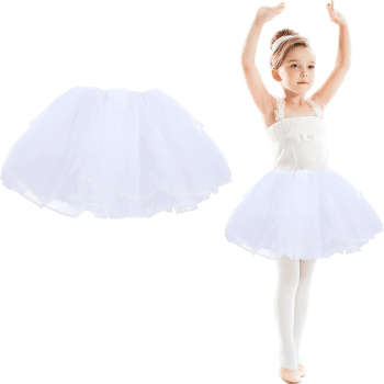 חצאית טוטו לבנה