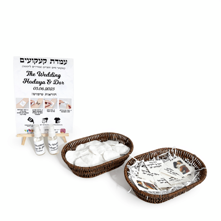 עמדת קעקועים מוכנה -בחירת כמות קעקועים