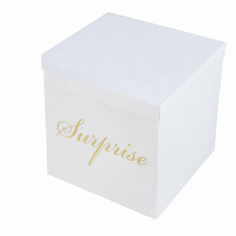 קופסא מתפוצצת ענקית -לבן זהב