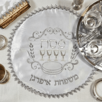 כיסוי מצה דגם 4 כוסות