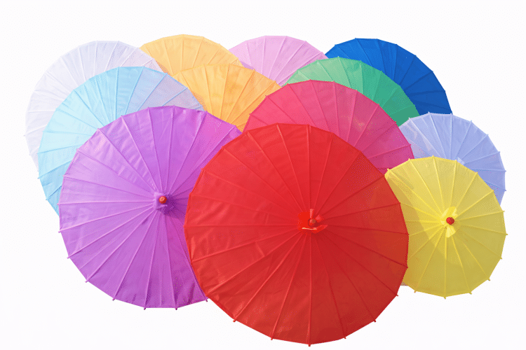 מטריה סינית צבעונית