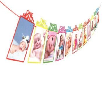 שרשרת תמונות גיל שנה צבעוני