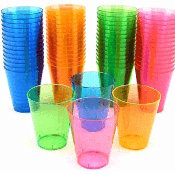 כוסות צ'ייסר צבעוני-30 יחידות