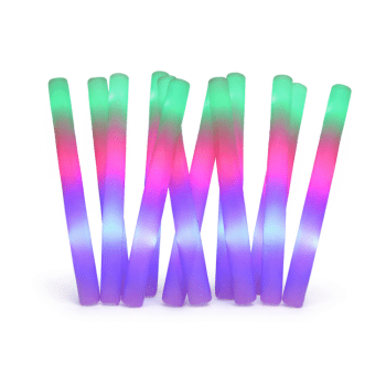 ספוג לד מקל אורות - 10 יחידות